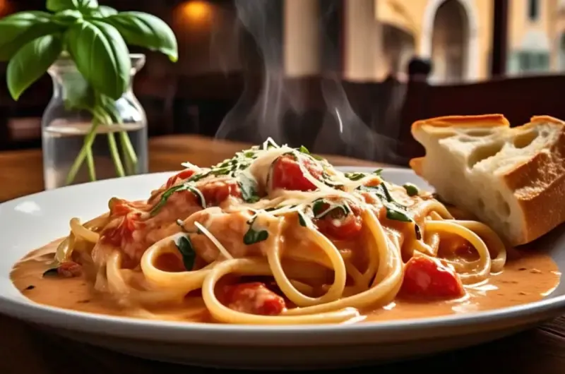 Long Squiggly Pasta Receipe