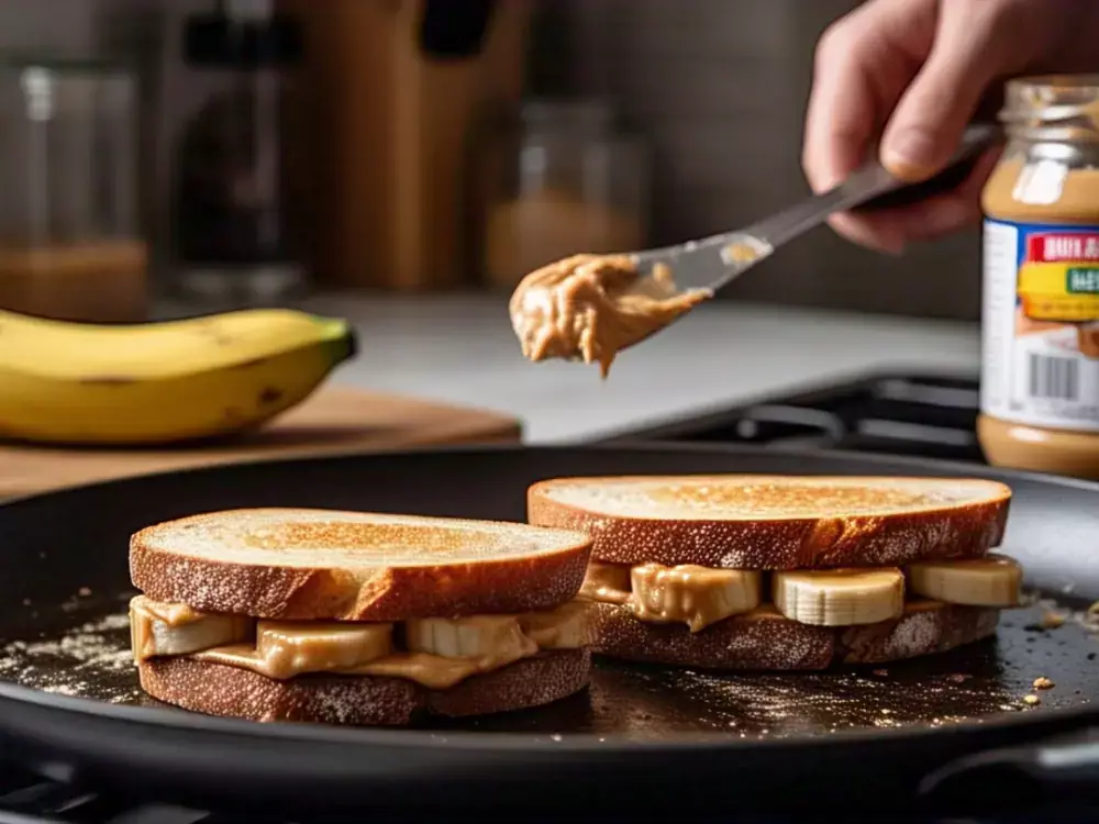 Peanut Butter Grilled Sandwich