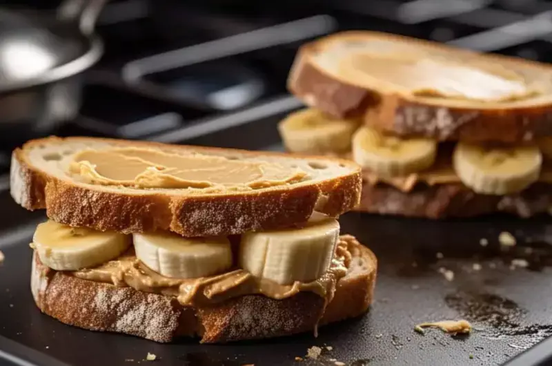 Peanut Butter Grilled Sandwich Recipe